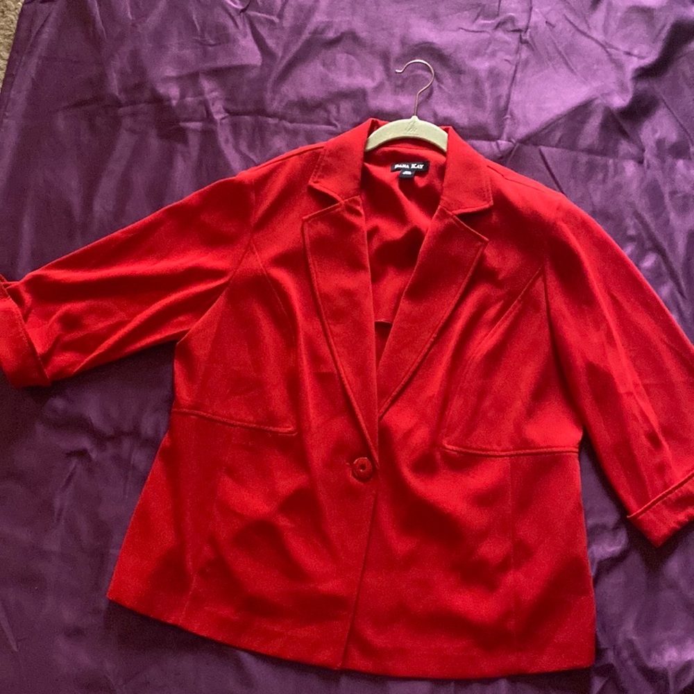 16 wide Dana Kay red blazer